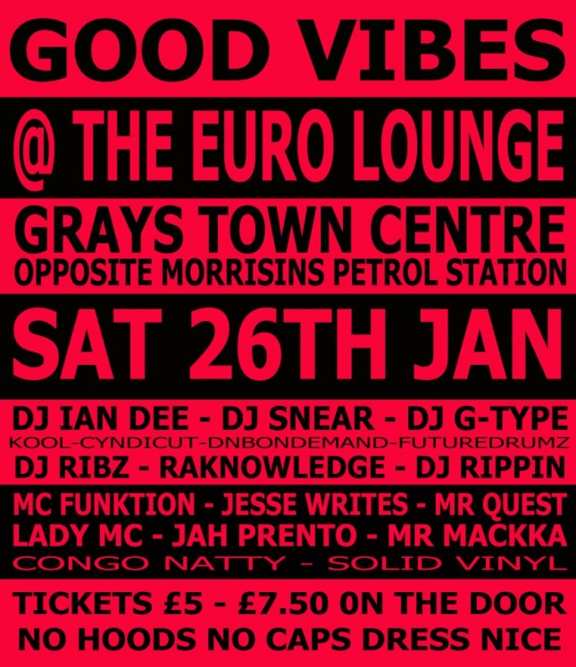 Good Vibes @ The Euro Lounge