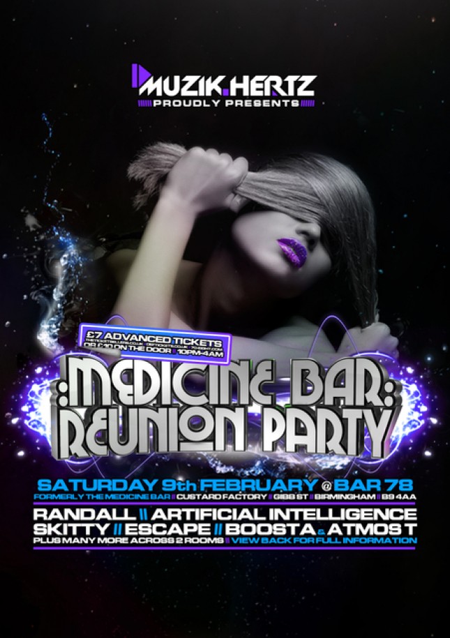 Muzik Hertz Presents - Medicine Bar Reunion Party 