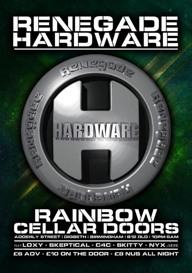 RENEGADE HARDWARE - BIRMINGHAM - FRIDAY 23RD NOVEMBER 